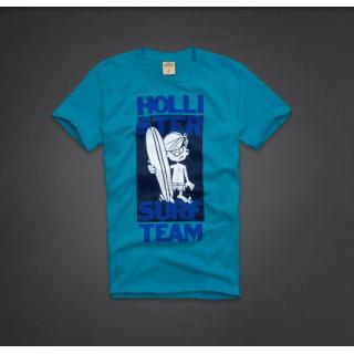 T-shirt Hollister Homme en Bleu
